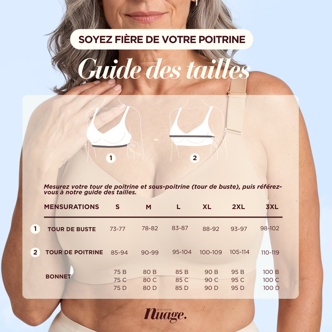 Soutien-gorge poitrine soulagée